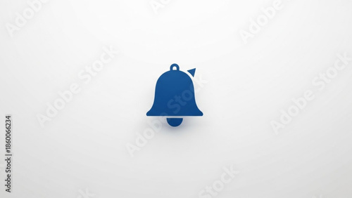 Notification Icon: A clean and modern representation of a notification bell, symbolizing alerts and updates.