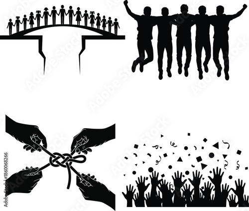 Celebrating unity and togetherness through joyful moments