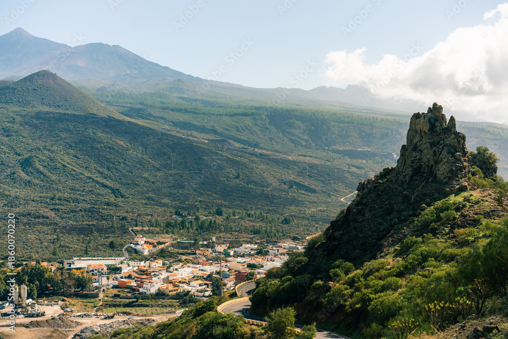 Fototapeta premium Santiago del Teide, Tenerife Canarias Islands, Spain - 1 dec 2025