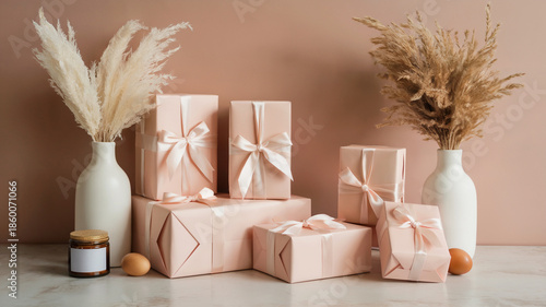 Blush Gift Boxes Minimal Studio Set