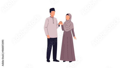 Multicultural Couple Engaging in Conversation at Social Event