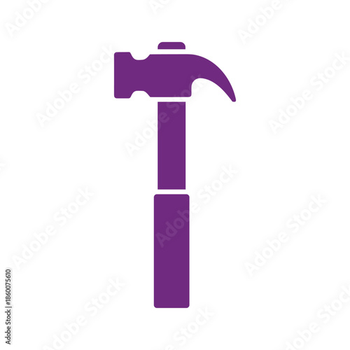 Purple Hammer Icon