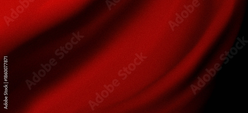 Abstract grainy dark red gradient background with soft motion blur and noise texture backdrop