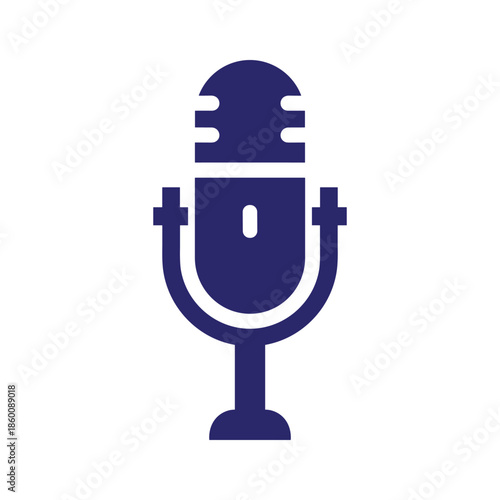 Vector Microphone Illustration