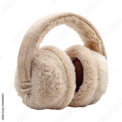 Cozy beige ear muffs