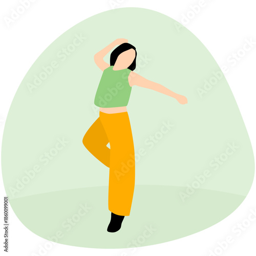 People Dance Illustration
