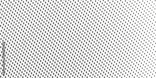 Halftone black and white background in manga and comics style. Solid halftone background with a faded edge. Vector illustration.
