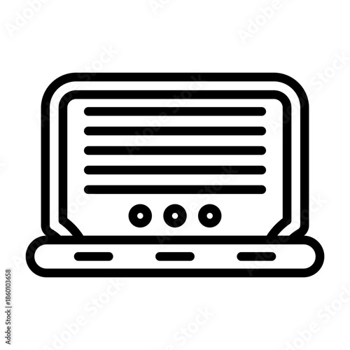 Laptop Vector Icon