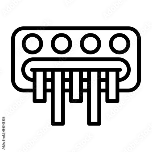 Shredder Vector Icon