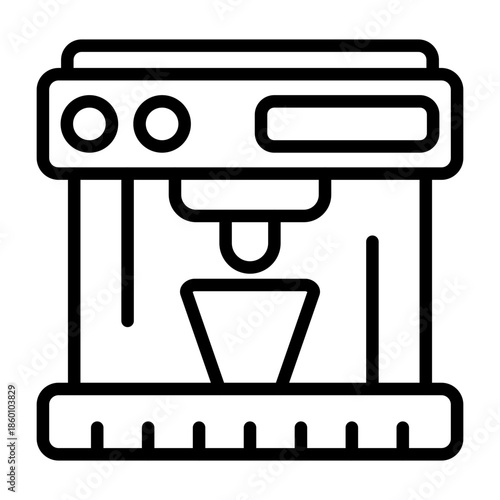 Coffee Machine Vector Icon