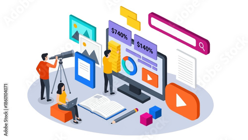 Digital Marketing Strategy and Online Content Creation for Business Growth