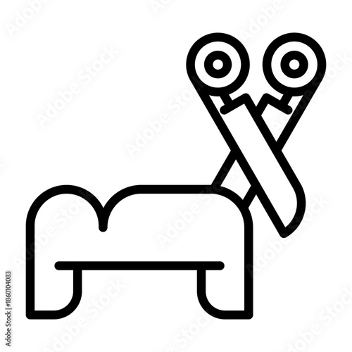 Hair Cut Vector Icon