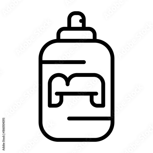 Hair Spray Vector Icon