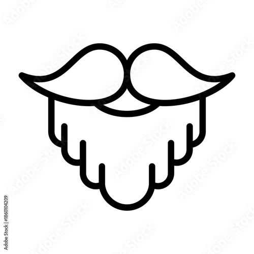 Beard Vector Icon