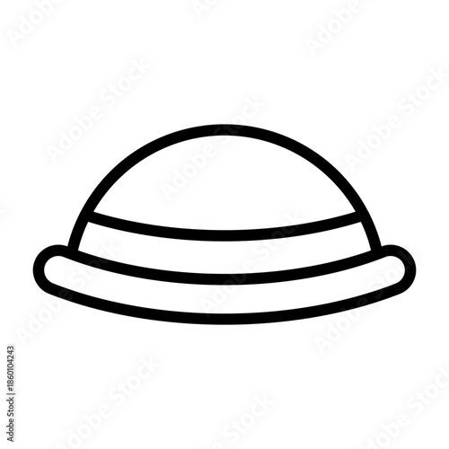Bowler Hat Vector Icon