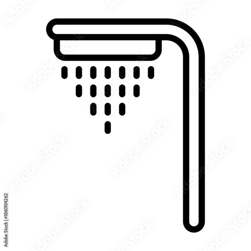 Shower Head Vector Icon