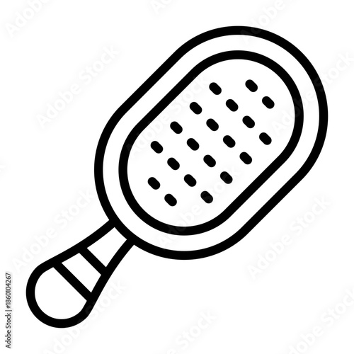 Hair Brush Vector Icon