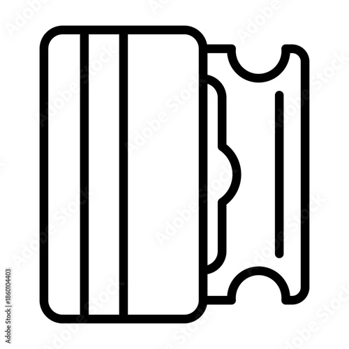 Barber Blade Vector Icon