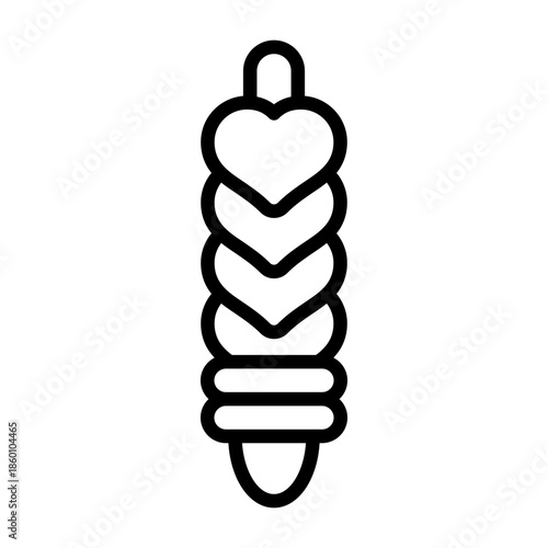 Hair Extension Vector Icon