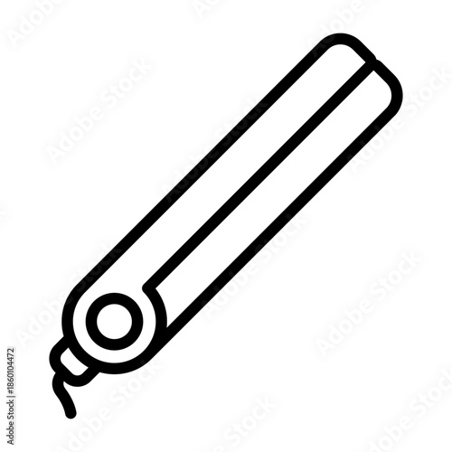 Hair Straightener Vector Icon