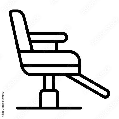 Barber Chair Vector Icon