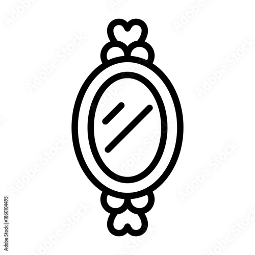 Mirror Vector Icon