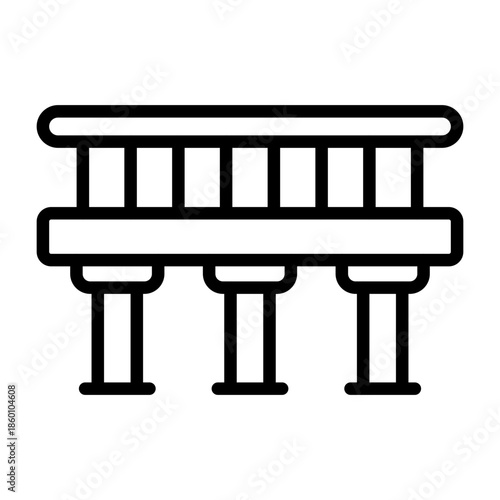 Bridge Vector Icon