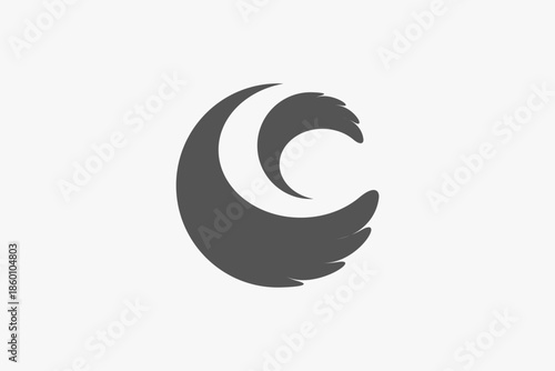 double wings circle move logo