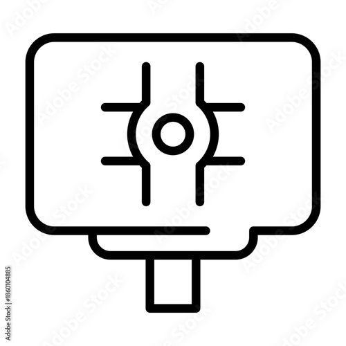 Roundabout Vector Icon