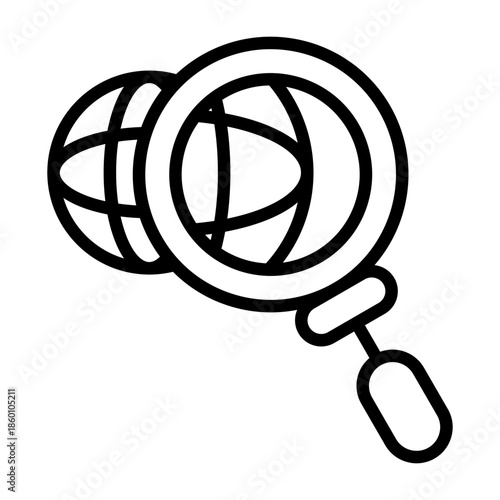 Internet Search Vector Icon