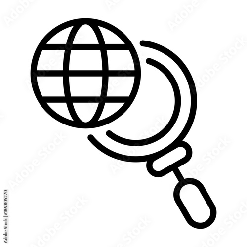 Internet Search Vector Icon