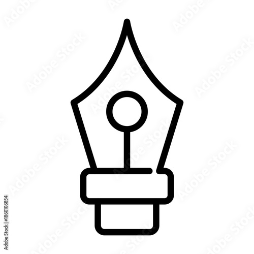 Fountain Pen Vector Icon