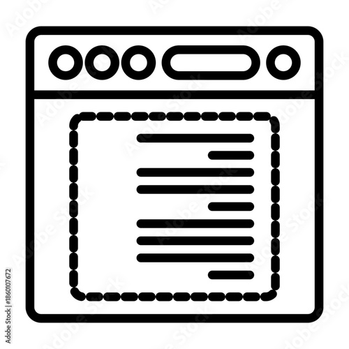 Right Alignment Vector Icon