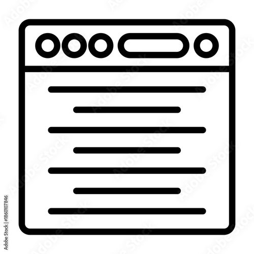 Center Alignment Vector Icon