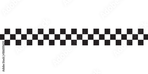 Black and white chess pattern. Checkerboard seamless vector illustration. Abstract checkered checkerboard for game. Grid geometric square shape. Race flag.