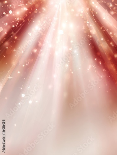 Golden Glowing Radiant Background with Sparkles