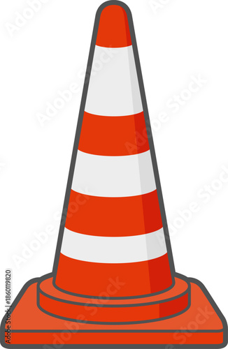 三角コーンのアイコン