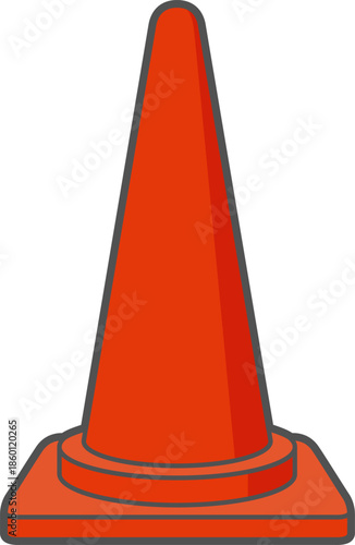 三角コーンのアイコン