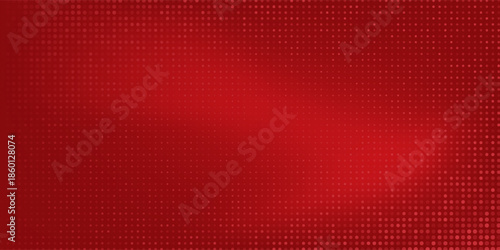 Red diagonal geometric shape with halftone. Modern fiber textured vector eps 10