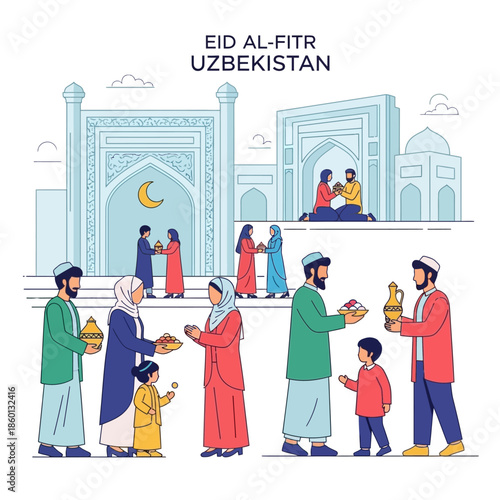 Eid al-Fitr Celebration in Uzbekistan with Generous People.
