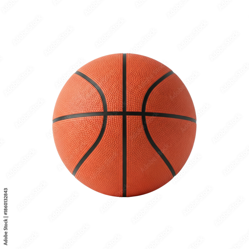 Fototapeta premium Basketball on Transparent Background