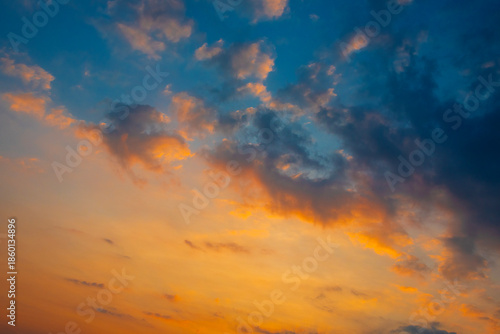 Nice twilight sky and could