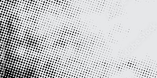 Wallpaper Mural Abstract black and white grunge background featuring dense halftone pattern and noise texture for graphic design use. Torontodigital.ca