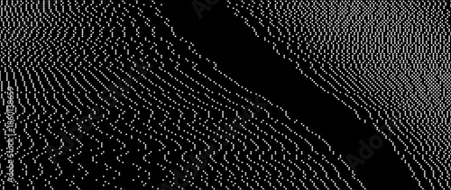 Glitch VHS Overlay Texture Vector. Retro CCTV or VHS Video White Noise Abstract Grunge Background. Scanlines Vibration Glitch. Video Damage Overlay Texture. 