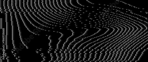 Glitch VHS Overlay Texture Vector. Retro CCTV or VHS Video White Noise Abstract Grunge Background. Scanlines Vibration Glitch. Video Damage Overlay Texture. 