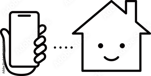 スマホで管理するスマートホームのアイコン