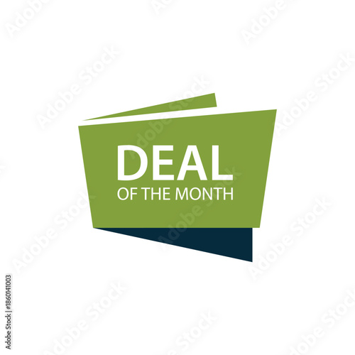 Deal of the Month Promotional Sale Badge Graphic for Marketing