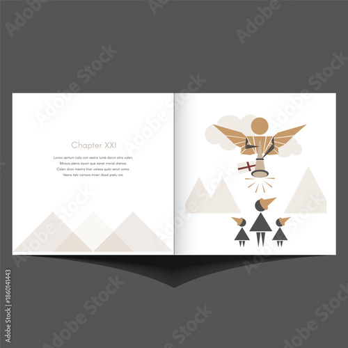 The Awakening Consciousness Expansion and Inner Realization Editorial Book Spread Illustration