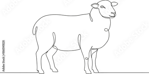 Sheep Farm Animal Line Art Illustration
Clean Vector Art of a Happy Goat Character Mid-Jump Displaying a Playful Upward Kick
