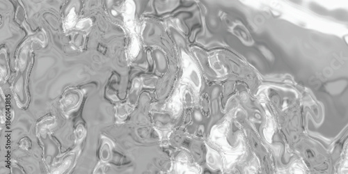 Abstract Metallic Swirls and Fluid Motion Background.